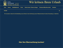 Tablet Screenshot of kroneschruns.at